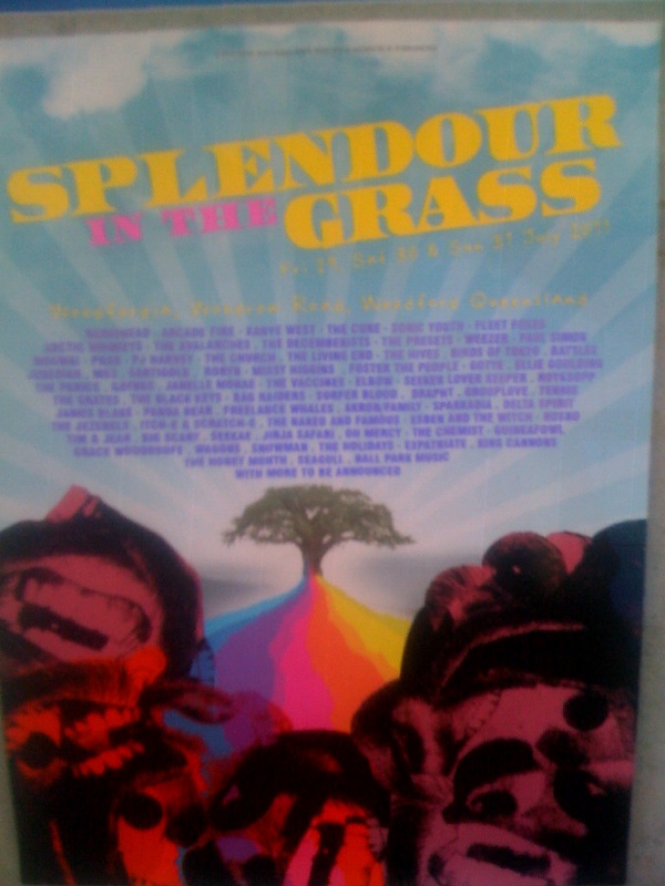 Splendour In The Grass 2011 Poster